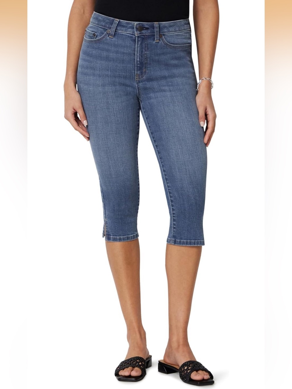 Denim capris